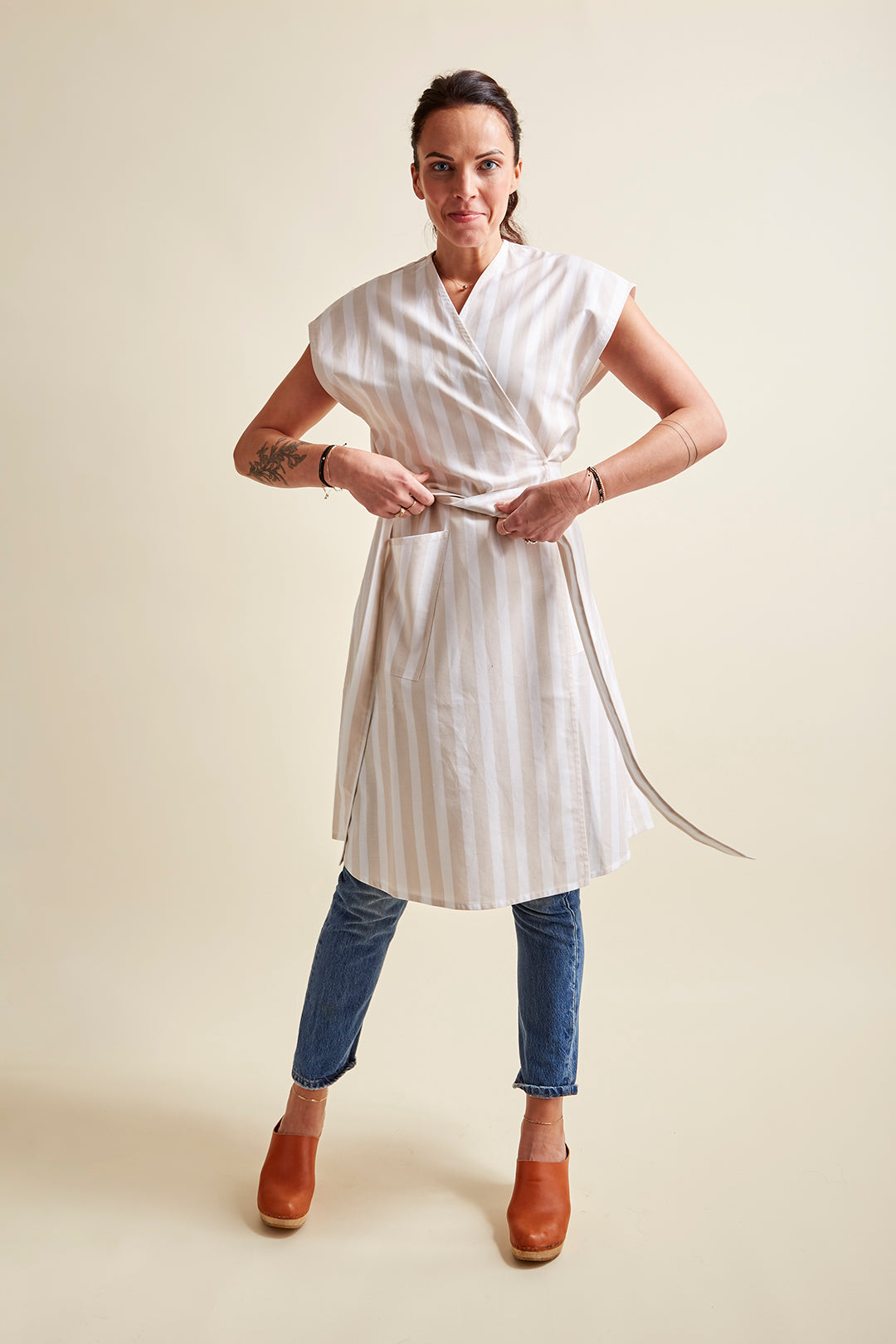 The Rosa Wrap House Dress